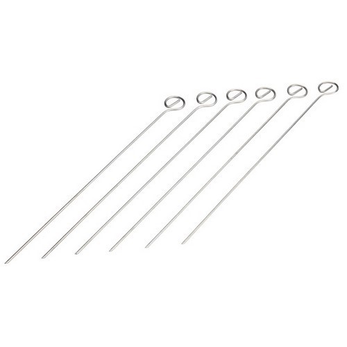 SET 6 PINCHOS BROCHETA INOXIBAR 30CMS